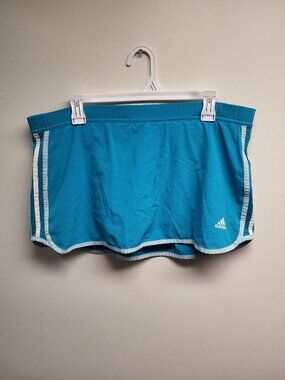 Adidas Marathon 10 Climalite Blue Running Shorts Women's Size 10